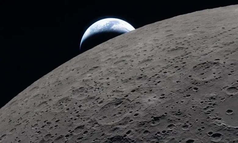 NASA descubre cráter lunar de 222 metros