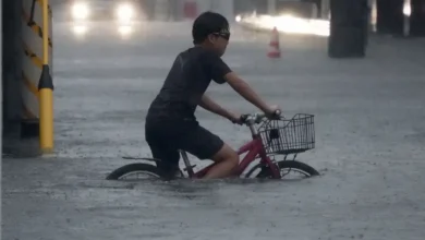 Tifón Dujuan en Japón deja dos muertos y miles sin luz