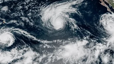 Tres huracanes en el Pacífico El Niño los impulsa