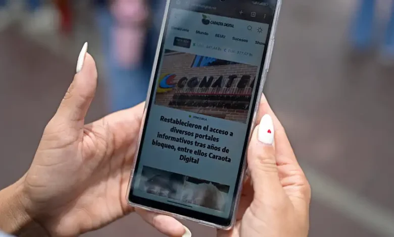 Venezuela desbloquea medios digitales