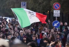Protestas en Italia miles marchan bajo fuerte seguridad